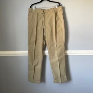 Carhartt 40x34 Rugged Flex Relaxed Fit Canvas Work Pants Khaki Utility Carpenter
